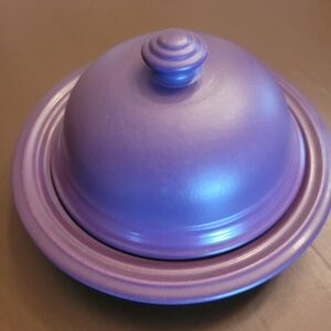 Pfaltzgraff Purple Butter Dish